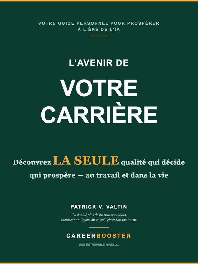 L'Avenir de Votre&nbsp;Carrière